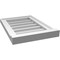 Ekena Millwork Vertical Surface Mount PVC Gable Vent w/ 2"W x 2"H , Brickmould Sill Frame, 14"W x 20"H GVPVE14X2003SN - alternate 2